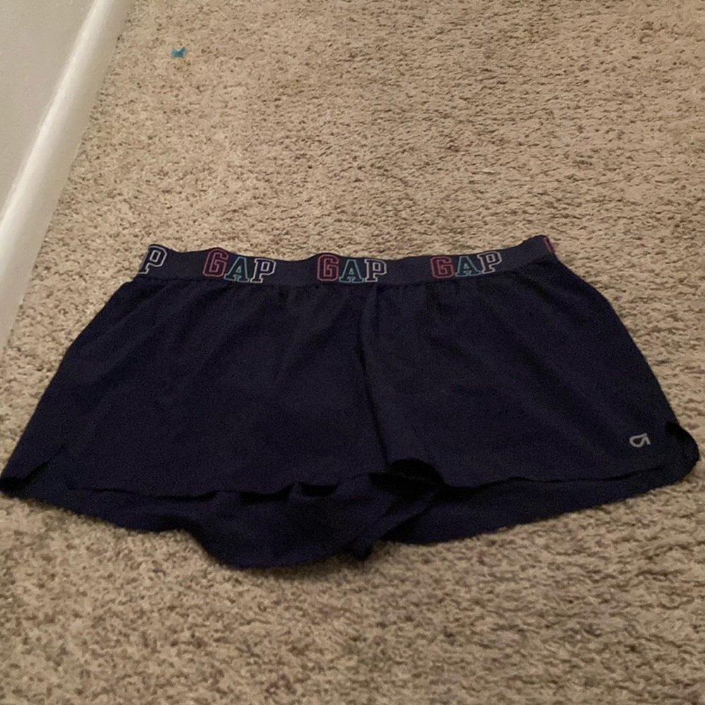 GAP Blue Athletic Shorts Elastic Waistband